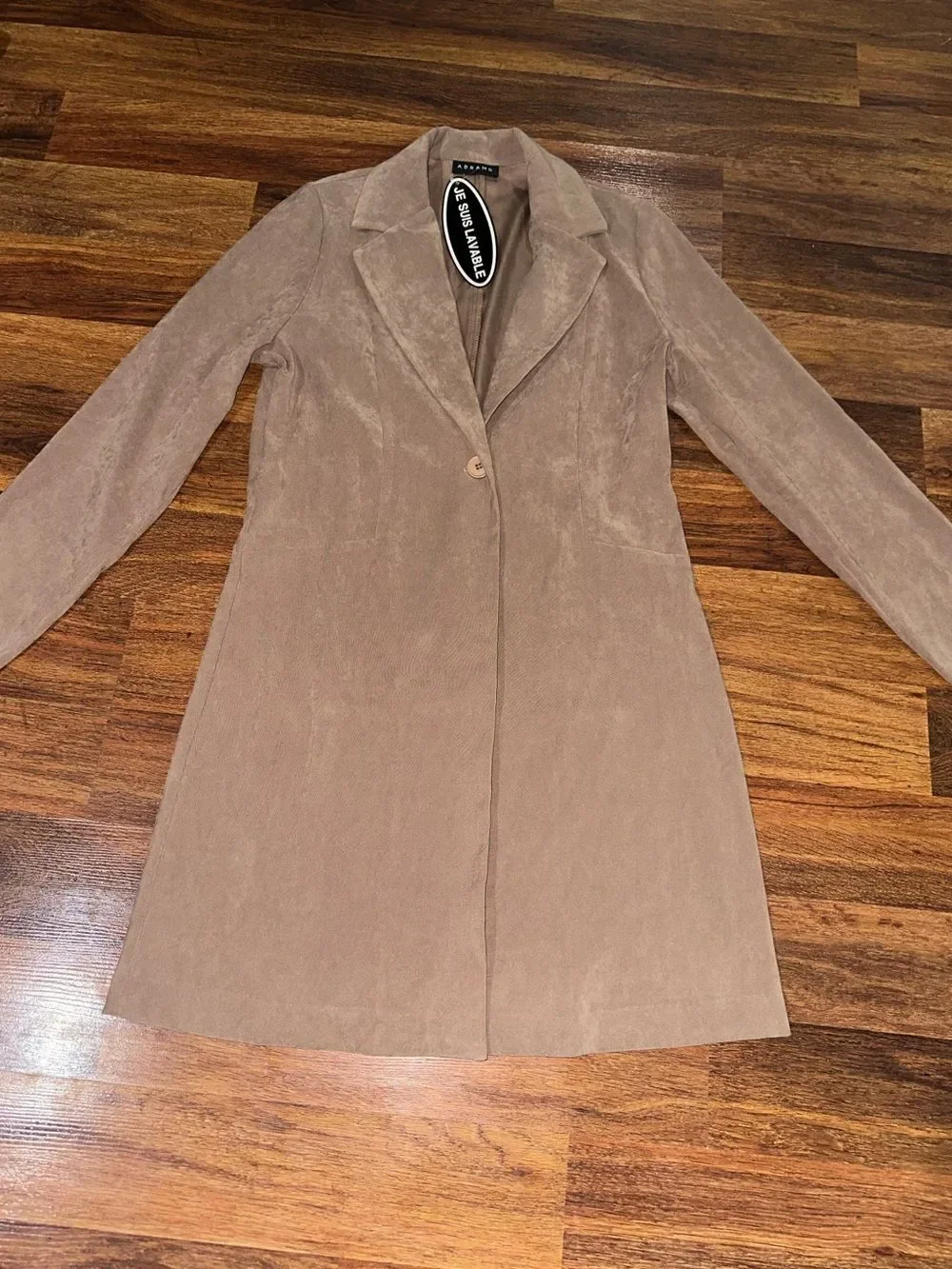 Abrams Suede-Effect Trench Coat - Women's
